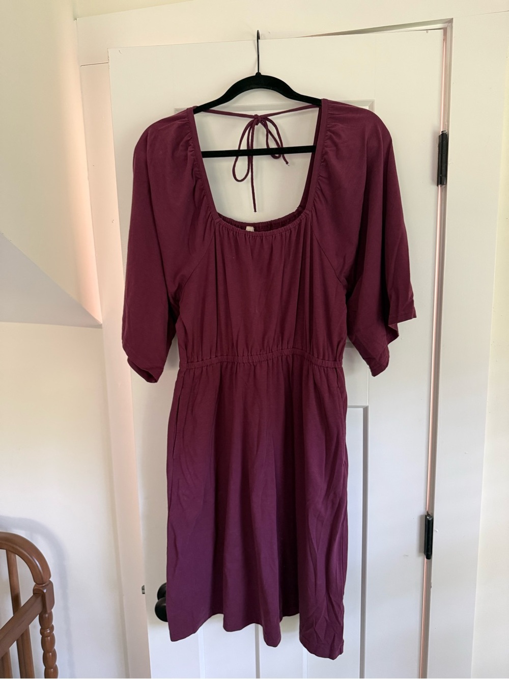 Pact Organic plum dress